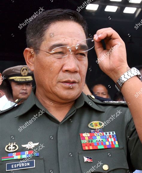 Philippine Armed Forces Chief General Hermogenes Editorial Stock Photo