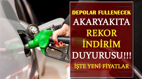 S R C Ler Depolar N Fulleyecek Benzin Motorin Ve Lpg Ye Rekor Indirim