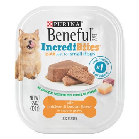 Purina Beneful IncrediBites Pate Wet Small Breed Dog Food with Chicken ...