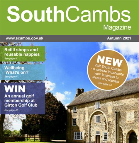 The South Cambs magazine - South Cambs District Council