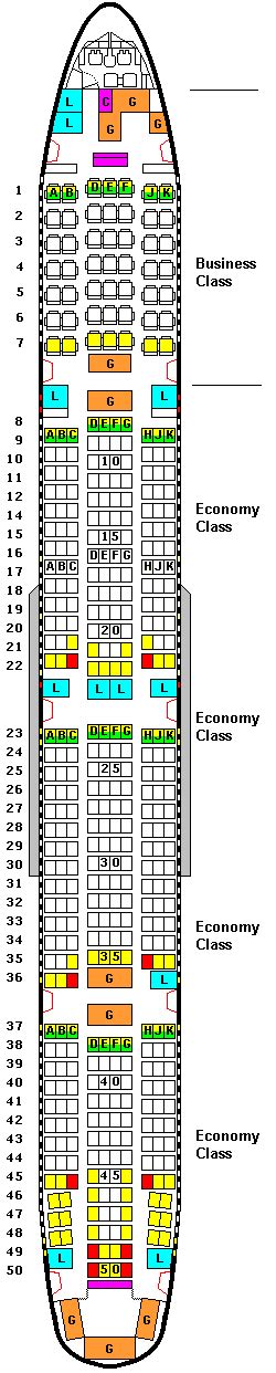 Boeing 773 Seating Chart