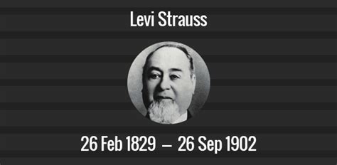 Levi Strauss death anniversary