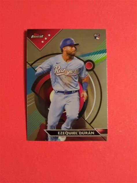 Topps Finest Ezequiel Duran Rc For Sale Online Ebay