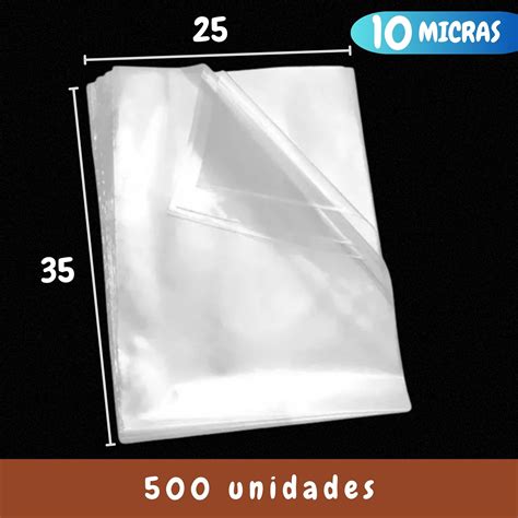 SACO PLÁSTICO TRANSPARENTE PP 25x35 FORMA EMBALAGENS