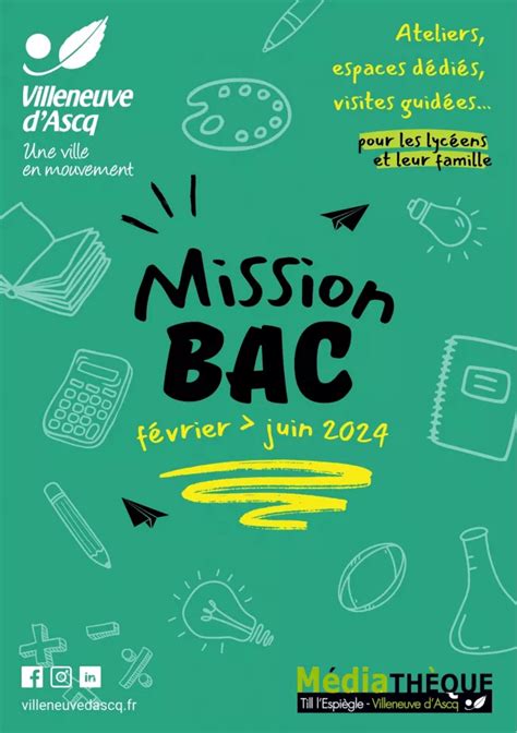 Mission BAC à la Médiathèque Villeneuve d Ascq