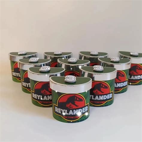 Jurassic Park Birthday Jurassic Park Favor Box Gable Box Etsy