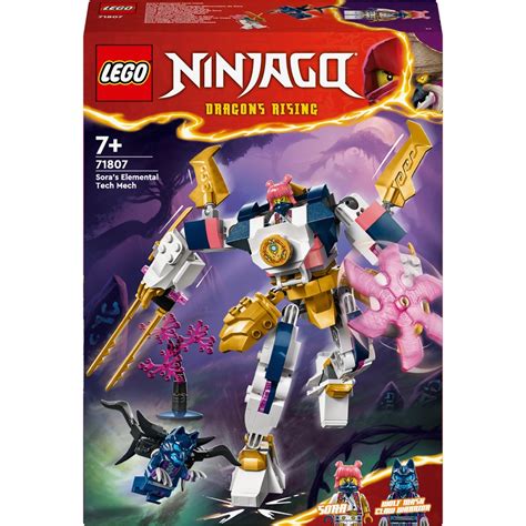 Lego Ninjago Dragons Rising Soras Elemental Tech Mech Set