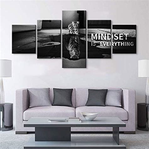 Piece Mindset Is Everything Wall Art Motivational Posters Positive