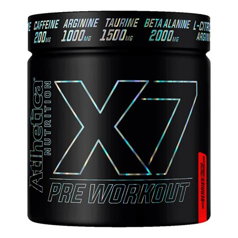 X7 Pre Workout Athletica Nutrition 300gr 20 Doses Loja De