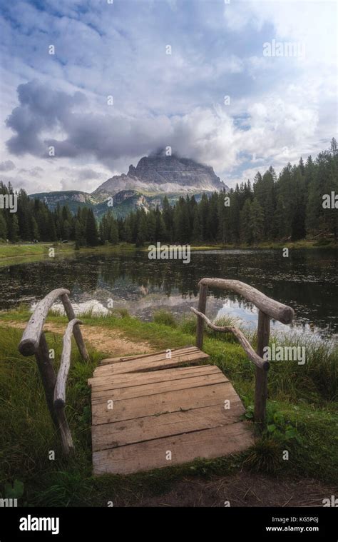 Tre Cime Di Lavaredo Drei Zinnen Dolomites South Tyrol Italy Clouds