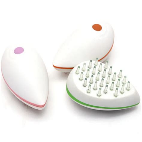 Handheld Electric Scalp Mini Head Massager Vibrating Hair Comb Brush Tens Machine Therapy Comb