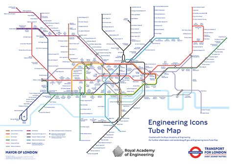 Iom3 Tube Map Celebrating Engineers