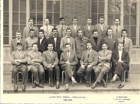 Photo De Classe Philo De 1955 Lycée Henri Wallon Copains Davant