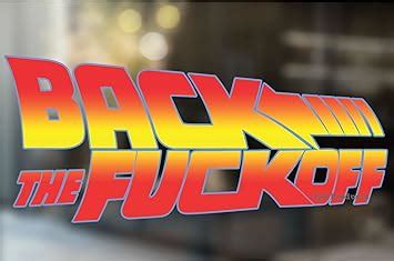 Amazon Back The Fuck Off Decal Funny Back Off Sticker Decal For