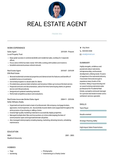 Real Estate No Experience Resume Examples Samples