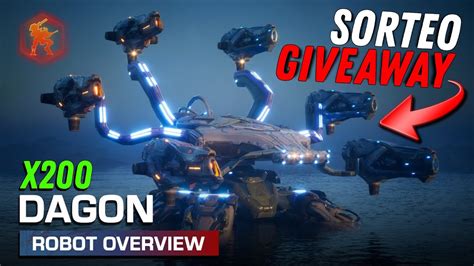 SORTEO X200 NEW ROBOT DAGON By PREDATORWR War Robots YouTube