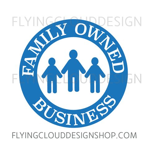 Family owned business logo for sale | Royalty-free Vector