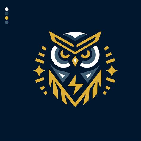 Owl Logo Template Vector Icon Illustration Design Owl Mascot Logo Icon