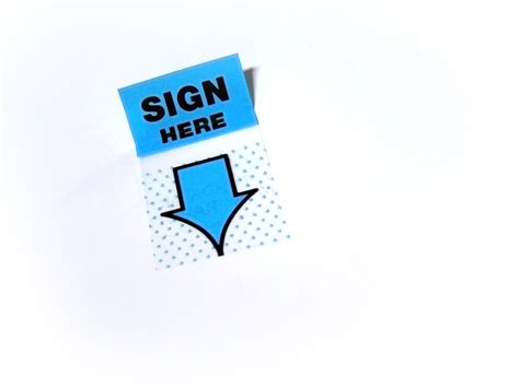 signature sticker stock photo freeimagescom