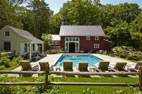 Connecticut Barn and Pool House - Farmhouse - Pool - Other - by EPiC