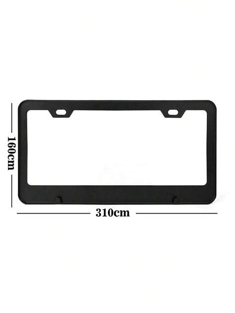 1pc Stainless Steel Car License Plate Holder Shein Usa