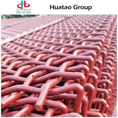 Huatao Mineral Wire Mesh Quarry Screening Stone Vibrating Media Woven