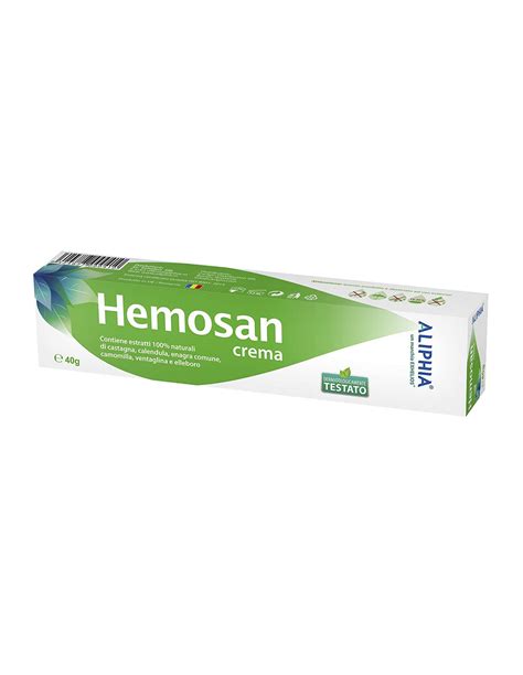 Hemosan Crema Aliphia Pentru Zone Inflamate 40 G Exhelios Farmacia Dav