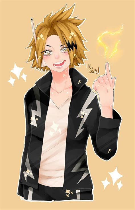 Denki Kaminari Human Pikachu Cute Anime Guys My Hero Academia Manga