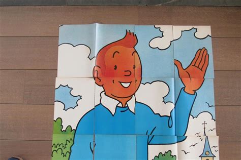 Tintin Kuifje Puzzel Poster Cm Weekblad Mijn Bobbedoes