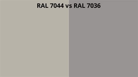 Ral 7044 Vs 7036 Ral Colour Chart Uk