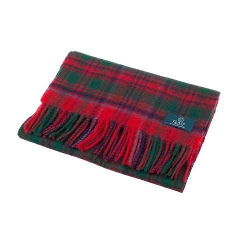 Lambswool Scottish Tartan Clan Scarf GRANT | Gold Brothers — Gold Brothers Wholesale