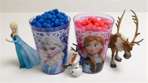 Play Doh Frozen Surprise Eggs Dippin Dots Disney Anna Elsa Olaf