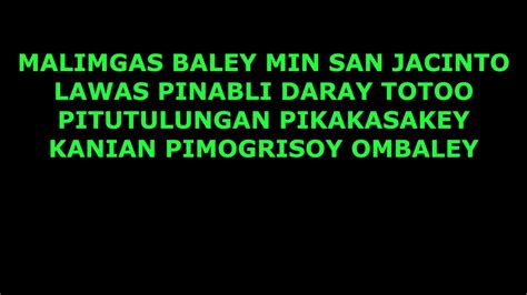 San Jacinto Pangasinan Hymn L Vocals R Minus One Youtube