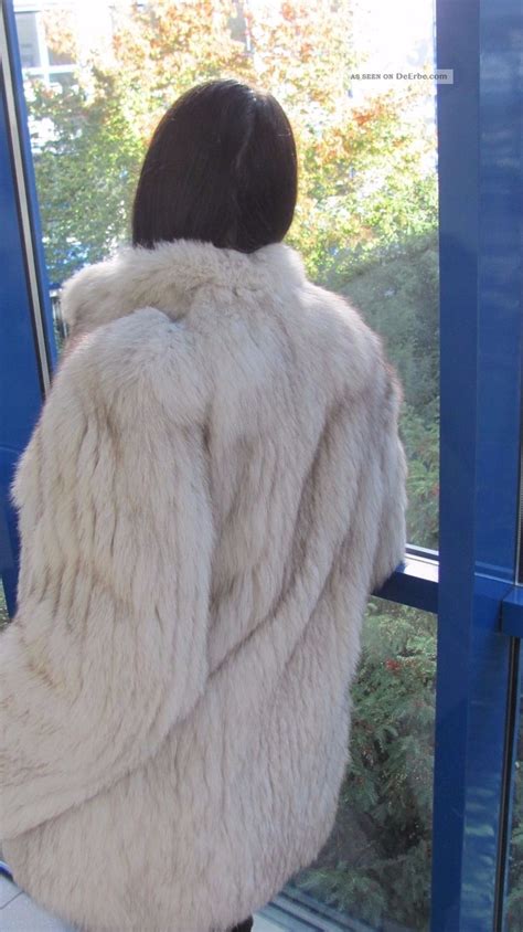 Pelzmantel Fuchs Mink Nerzjacke Blaufuchs Silver Fox Piel Fur Coat Fox