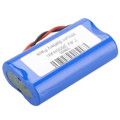 Batterie Li Ion Rechargeable 18650 7 4V 2600mAh Grandado