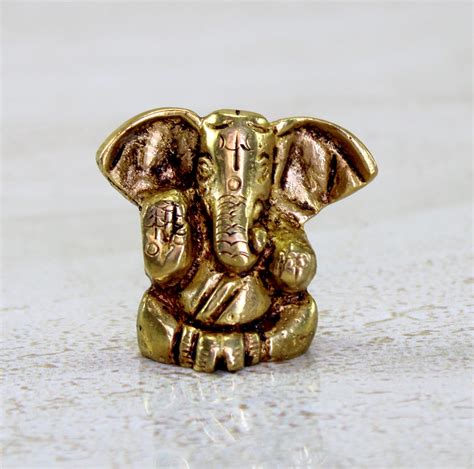 Buy Esplanade Brass Ganesha Idol Inches Small Size Home Decor