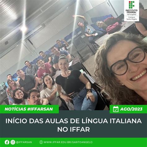 Inicia as Aulas de Língua Italiana no IFFar Notícias Portal das Missões