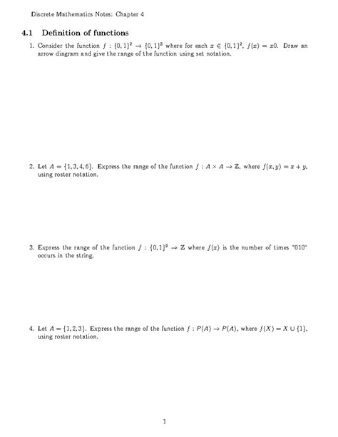 Dizcrete Mathematycs Notes Chapter 4 Discrete Mathematics Notes