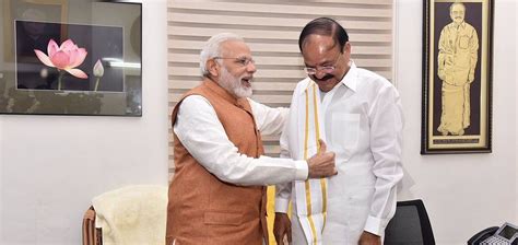 Pm Congratulates Shri M Venkaiah Naidu On Being Elected Indias 13th