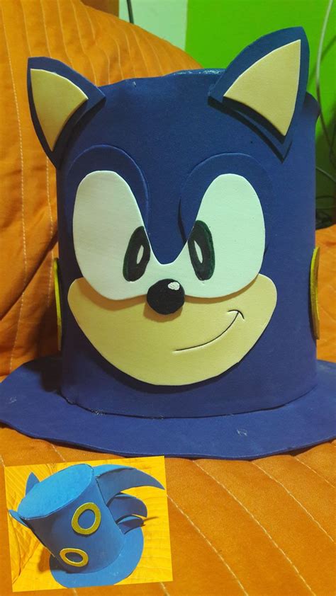 Sombrero Loco de Sonic Sombreros divertidos para niños Sombreros