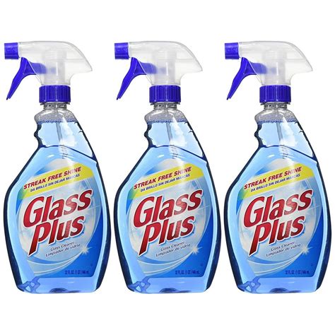 Glass Plus Glass Cleaner Trigger 32 Ounce Pack Of 3