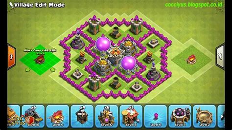 Clash Of Clans Best Base Town Hall Level 6