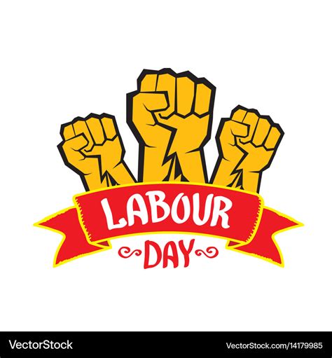 1 may - labour day labour day poster Royalty Free Vector