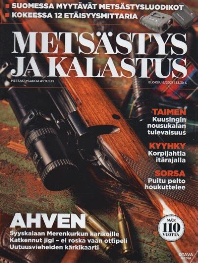 Metsästys ja Kalastus 2021 08 Ahven