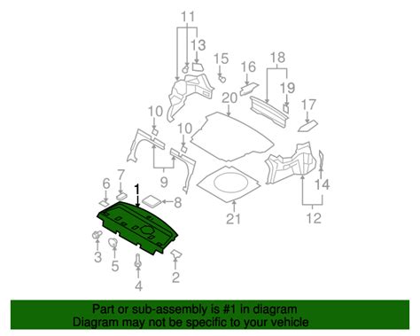 Hyundai Sonata Pkg Tray Trim K Hz Oem Parts Online