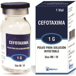 Cefotaxima Polvo para inyección INFOMERC Vademécum Farmacéutico Bolivia