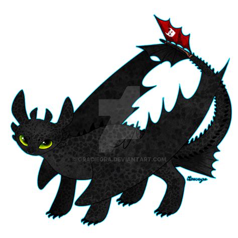 Toothless By Graciegra On Deviantart