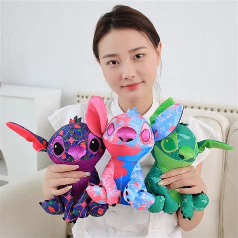 25cm Limited Edition New Disney Colorful Stitch Plush Stitch Plush