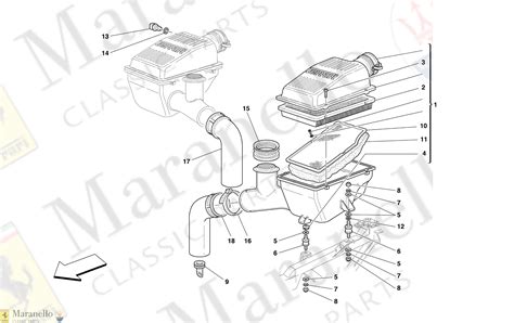 009 Fuel Supply System Parts Diagram For Ferrari 550 Maranello