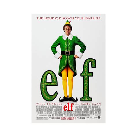 Elf Movie Poster Quality Glossy Print Photo Wall Art Christmas Will ...